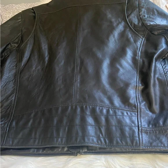 Harley-Davidson Sz L Men’s Black Leather Winged Jacket - Picture 13 of 15